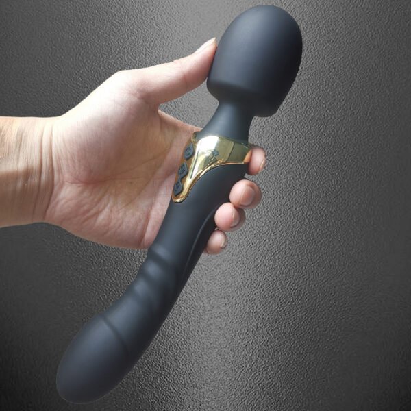 USB charging dual head dual vibration AV vibrator