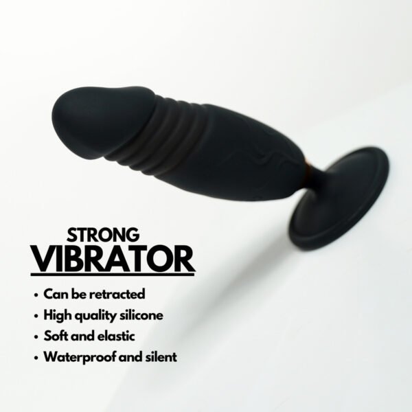Wireless Remote Control Telescopic Vibrator