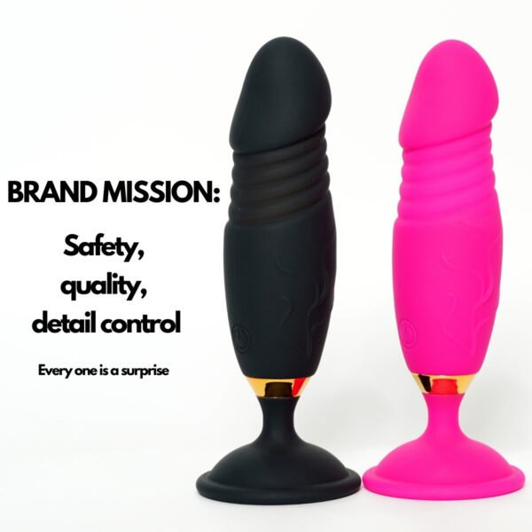 Wireless Remote Control Telescopic Vibrator