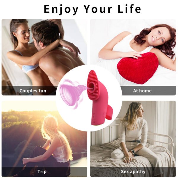 Tongue sucking vibrator