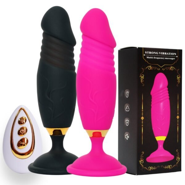 Wireless Remote Control Telescopic Vibrator