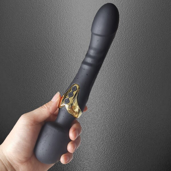 USB charging dual head dual vibration AV vibrator