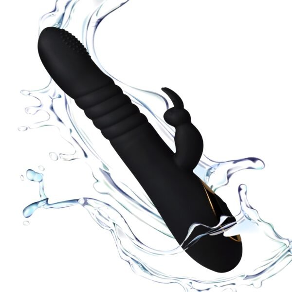 Dual Motor Rabbit Ear Retractable Swinging Female Masturbator