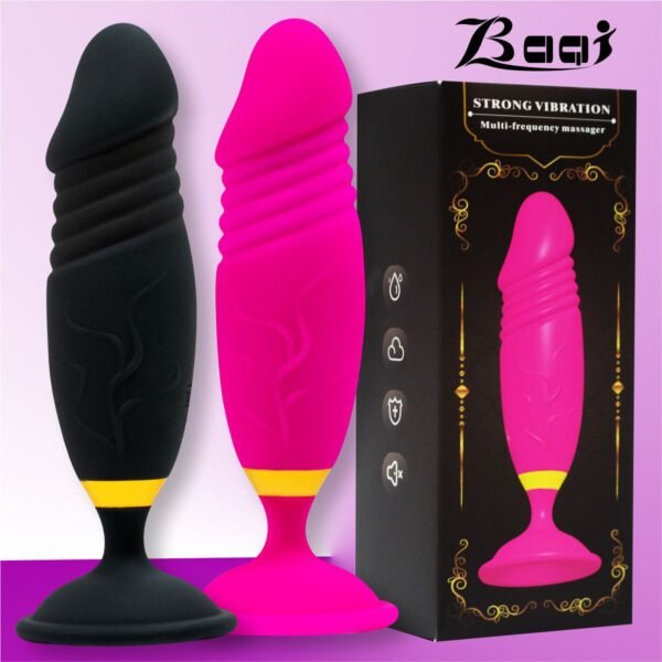 Wireless Remote Control Telescopic Vibrator