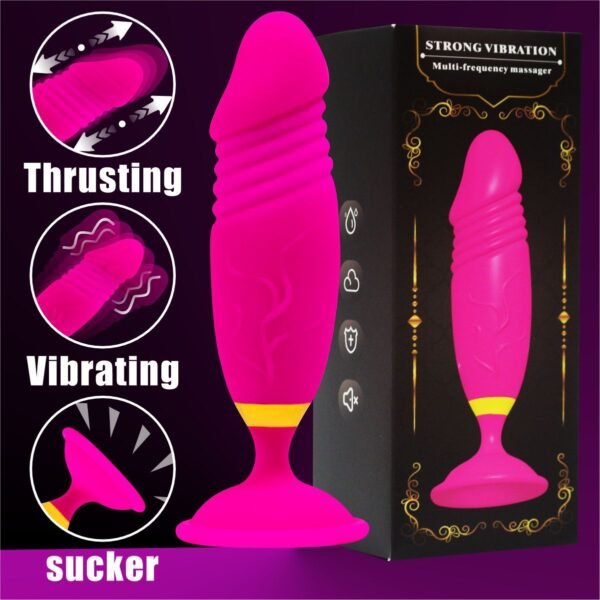 Wireless Remote Control Telescopic Vibrator
