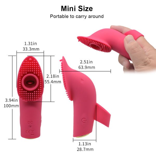 Tongue sucking vibrator