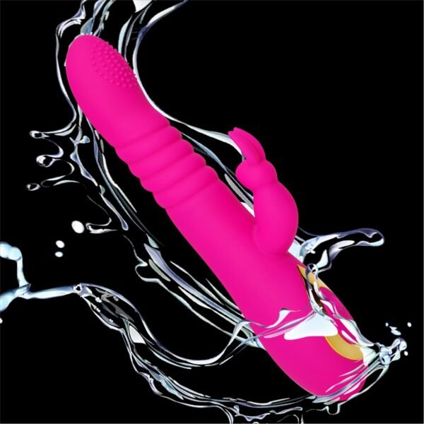 Dual Motor Rabbit Ear Retractable Swinging Female Masturbator