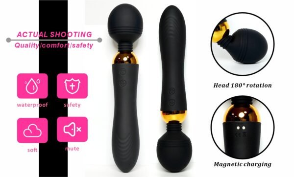 Magnetic suction dual motor strong electric AV stick