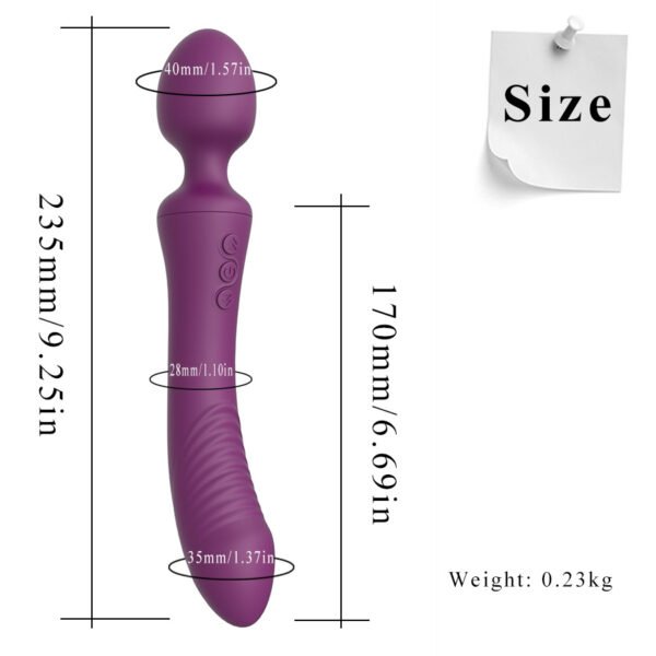 Charging dual head dual strong motion AV vibrator