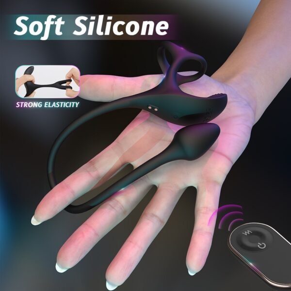Vibration penis ring wireless remote control male