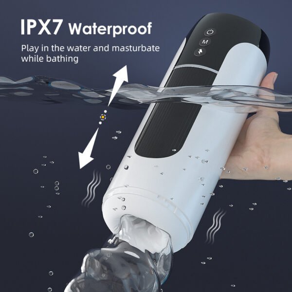Water bath airplane cup fully automatic male retractable vibration sound